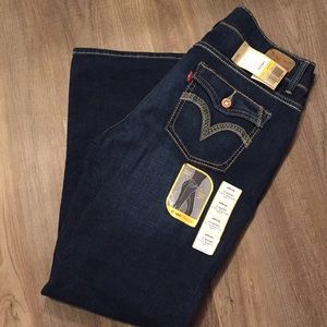 NWT LEVI’S 529 Curvy Styled Boot Jeans Size 12S